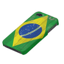 Brazil Flag vintage grunge iphone cases