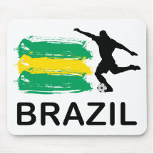 Brazil Football Mousepads