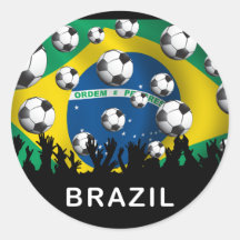 Brazil Football Sticker