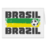Brazil Futbol Greeting Card