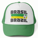 Brazil Futbol Mesh Hat