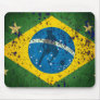 Brazil Grunge flag for Brazilians worldwide Mouse Pads