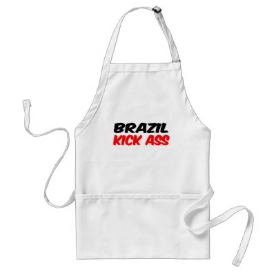 Brazil Kick Ass Aprons by repofcountries