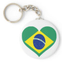 Brazil Love keychains