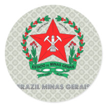 Brazil Minas Gerais Coat of Arms Sticker