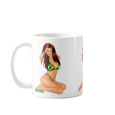 Brazil Mug by Xuxario