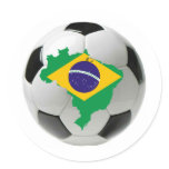 Brazil national team round stickers