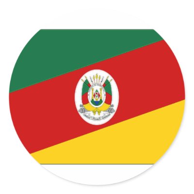 Brazil Rio Grande do Sul Flag Stickers by All_Flags