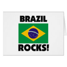 Brazil Rocks Card
