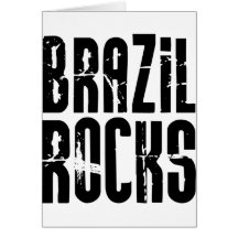 Brazil Rocks Card