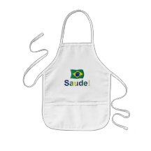 Brazil Saude! Apron