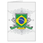 Brazil Shield Greeting Card