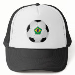 Brazil Soccer Ball Hats