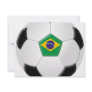 Brazil Soccer Ball Custom Invitations
