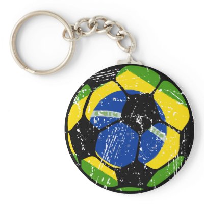 Brazil Soccer Ball Keychain by SoccerCentral