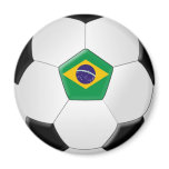 Brazil Soccer Ball Fridge Magnet