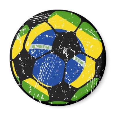 Brazil Soccer Ball Magnets by SoccerCentral