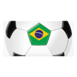 Brazil Soccer Ball photo cards