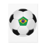 Brazil Soccer Ball Post Card