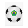 Brazil Soccer Ball Post Card