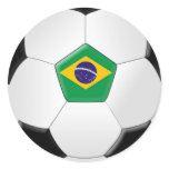 Brazil Soccer Ball Stickers