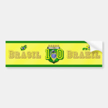 Brazil Soccer Bumper Stickers