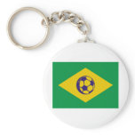brazil soccer icon key chains