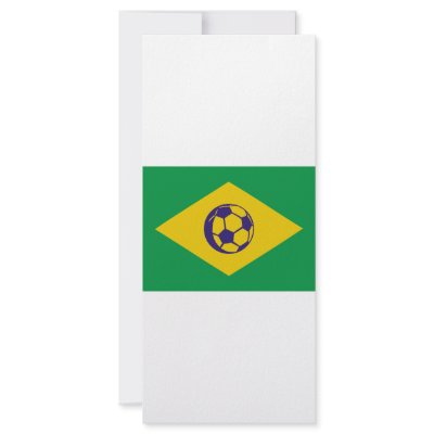 brazil soccer icon rack card design by TomaniacLines