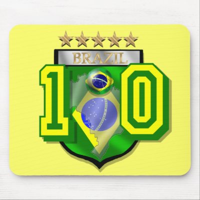 Brazil Soccer Mousepad by BrazilShirt