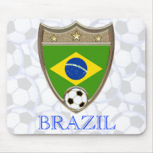 Brazil Soccer Mousepads
