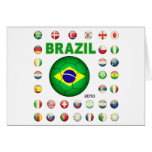Brazil T-Shirt D7 Greeting Cards