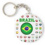 Brazil T-Shirt D7 Key Chains