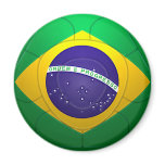 Brazil - Verde Amarela Football Magnets