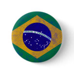 Brazil Vintage Flag Button