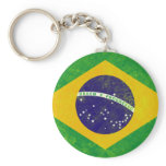 Brazil Vintage Flag Key Chains