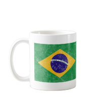 Brazil Vintage Flag Mug