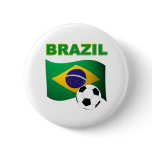 Brazil World Cup T-Shirt Flag Pin