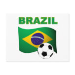 Brazil World Cup T-Shirt Flag Post Card