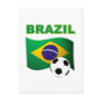 Brazil World Cup T-Shirt Flag Postcard