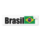 Brazilian Flag Bumper Stickers