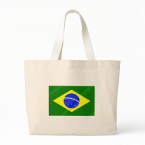 Brazilian flag of Brazil gifts and tees Canvas Bags