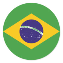 Brazilian flag of Brazil stickers