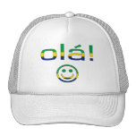 Brazilian Gifts : Hello / Ola + Smiley Face Hats