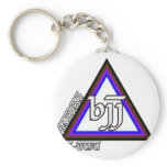 Brazilian Jiu Jitsu BJJ Triangle of Progress keychains