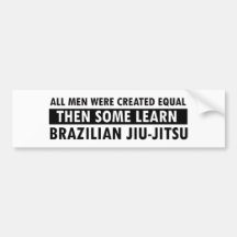 Brazilian Jiu Jitsu designs Bumper Sticker