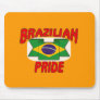 Brazilian pride mouse pad