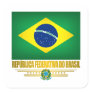 "Brazilian Pride" Square Stickers