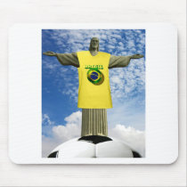 Brazilian Soccer Brazil Rio de Janeiro Mouse Pad