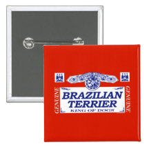 Brazilian Terrier Button