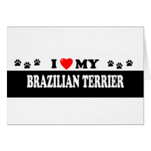 BRAZILIAN TERRIER CARD